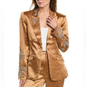Cinq a Sept Cheyenne Blazer with Crystal detail size 10